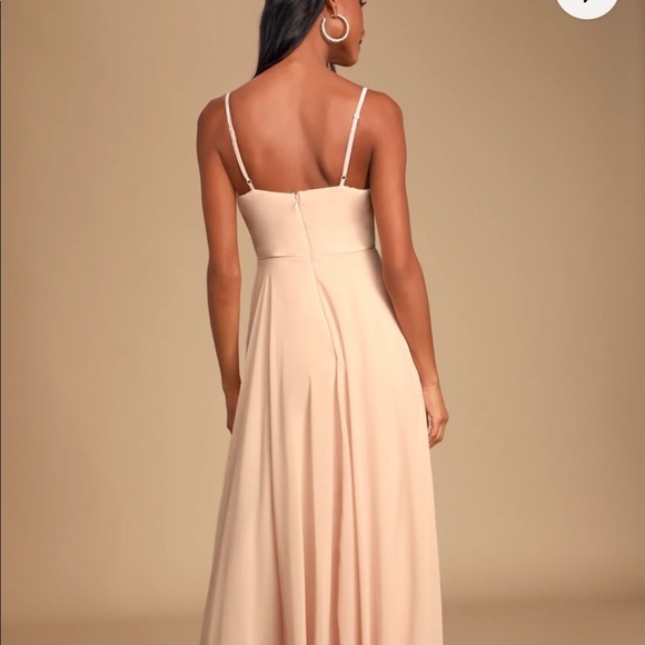 Lulus blush briandsmaid dress‎ - Picture 10 of 12